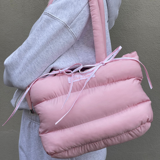 Puffer Tote - Pink