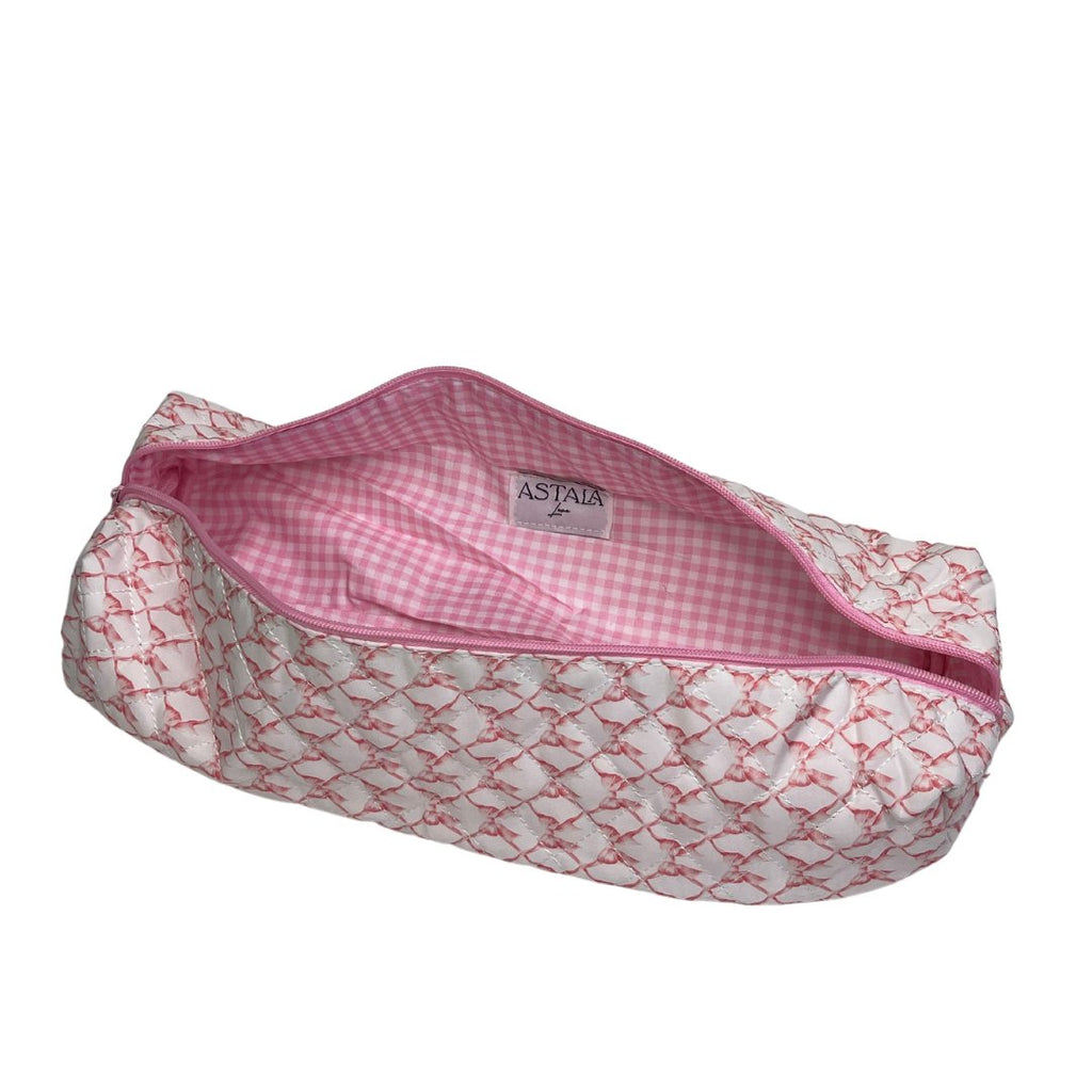 Bella Stripe Blue Quilted Hot Tool Bag main image 1