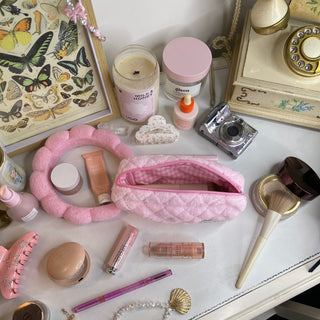 Quilted makeup bag makeup bag astala luna carry all makeup pouch pencil bag brushes bag makeup case vintage floral vanity case cosmetic bag Laptop case laptop bag quilted laptop cover laptop