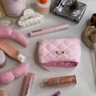 Quilted makeup bag makeup bag astala luna carry all makeup pouch pencil bag brushes bag makeup case vintage floral vanity case cosmetic bag Laptop case laptop bag quilted laptop cover laptop