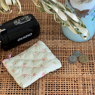 Quilted makeup bag makeup bag astala luna carry all makeup pouch pencil bag brushes bag makeup case vintage floral vanity case cosmetic bag Laptop case laptop bag quilted laptop cover laptop