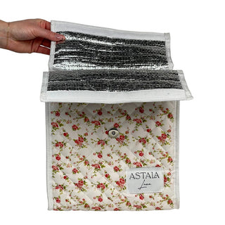 Quilted makeup bag makeup bag astala luna carry all makeup pouch pencil bag brushes bag makeup case vintage floral vanity case cosmetic bag Laptop case laptop bag quilted laptop cover laptop