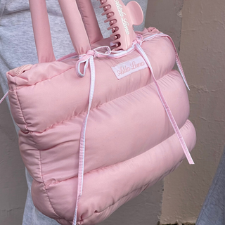 Puffer Tote - Pink
