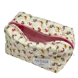 Quilted makeup bag makeup bag astala luna carry all makeup pouch pencil bag brushes bag makeup case vintage floral vanity case cosmetic bag Laptop case laptop bag quilted laptop cover laptop