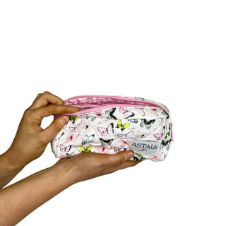 Quilted makeup bag makeup bag astala luna carry all makeup pouch pencil bag brushes bag makeup case vintage floral vanity case cosmetic bag Laptop case laptop bag quilted laptop cover laptop