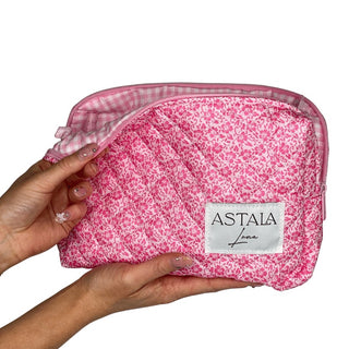 Quilted makeup bag makeup bag astala luna carry all makeup pouch pencil bag brushes bag makeup case vintage floral vanity case cosmetic bag Laptop case laptop bag quilted laptop cover laptop