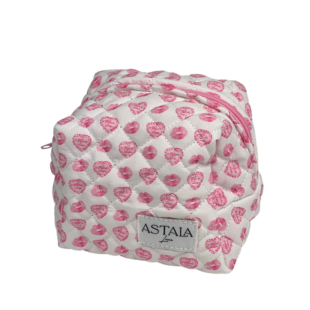 KIT Porta Assorbenti con zip Cuori Rosa La Bottega Della Luna Artigianale -  10004660756