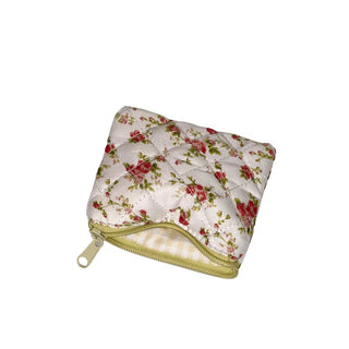 Quilted makeup bag makeup bag astala luna carry all makeup pouch pencil bag brushes bag makeup case vintage floral vanity case cosmetic bag Laptop case laptop bag quilted laptop cover laptop